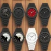 Montre Unisexe Silicone Premium – Édition Chiffres Arabes