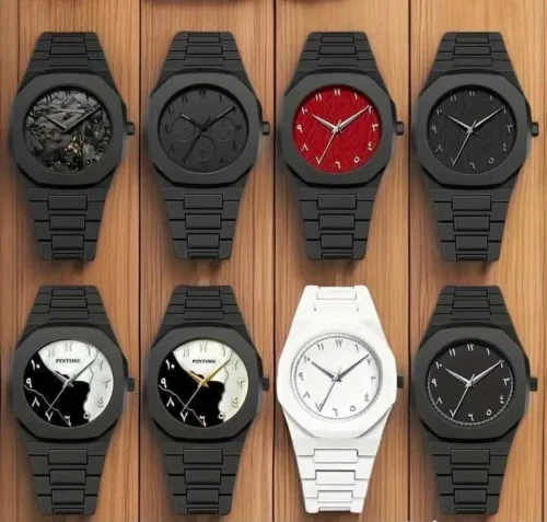 Montre Unisexe Silicone Premium – Édition Chiffres Arabes