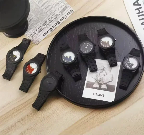 Montre Unisexe Silicone Premium – Édition Chiffres Arabes