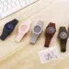 Montre Unisexe Silicone Premium – Édition Chiffres Arabes